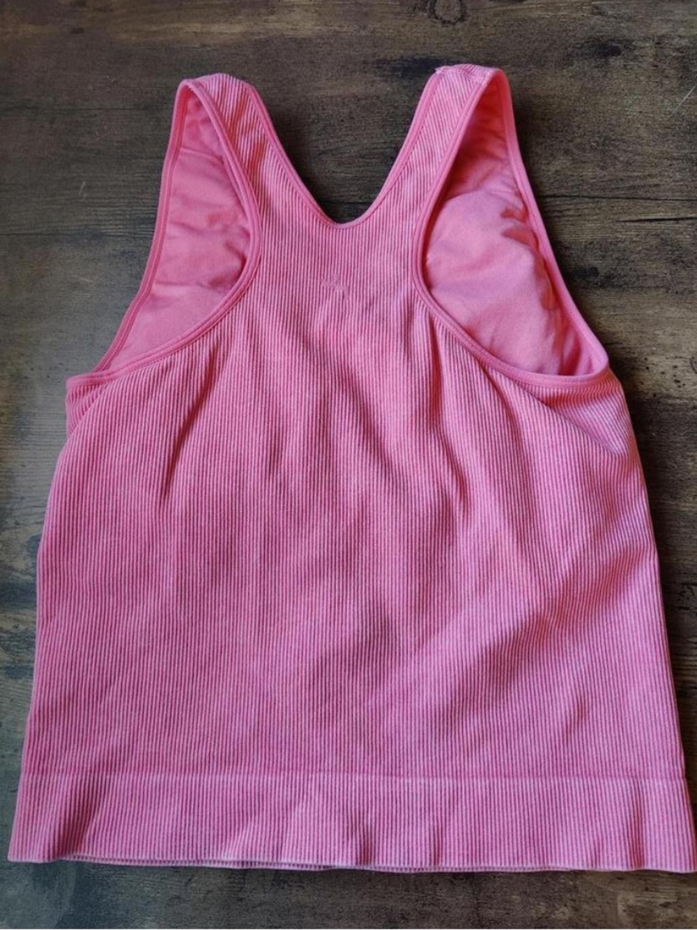JoyLab Pink Ribbed Tank Top - Picture 2 of 3